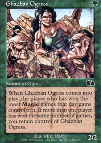 4x MTG Ghazban Ogress, NM-Mint, English Unglued - Image 1 of 1