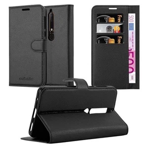 Case for Nokia 6.1 Protection Book Wallet Phone Cover Magnetic - Picture 1 of 6