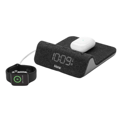 iHome PowerValet Pro 3-in-1 Wireless Charger with USB-A and USB-C Ports.  Mod... - Image 1 of 4