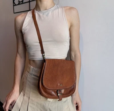 Bandolera The Bridge Vintage Cuero Marrón Foto 1 de 4
