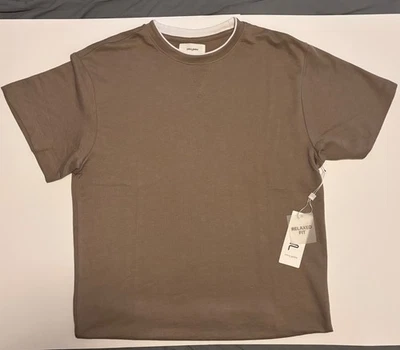 Public Supply NYC Men’s Shirt Size L Color Greige Relaxed Fit - Image 1 of 3