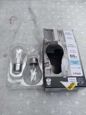 (2-Pk) Feit Electric A15 Dimmable Filament CEC E26 LED Ceiling Fan Light Bulb - Image 1 of 4