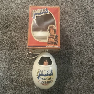 Vintage 1979 Mork From Ork Eggship Transistor Radio Mork Untested With Box - Picture 1 of 11