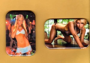 PARIS HILTON   2  REFRIGERATOR  MAGNET  2" X 3"  WITH ROUNDED CORNER - Picture 1 of 4
