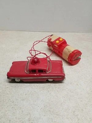 RARE Vintage Japan KS Toys Tin Metal Emergency Car Remote Control Untested.  - Image 1 of 4