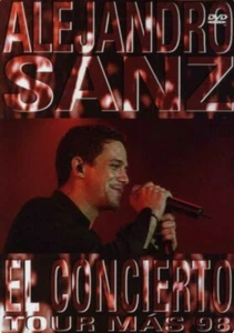 ALEJANDRO SANZ EL CONCIERTO TOUR MÁS 98 DVD REGION 1 PLAYERS ONLY - Picture 1 of 1