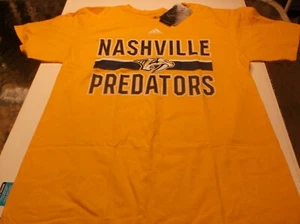 Nashville Predators NHL Team apparel Adidas Go To Tee shirt M - Picture 1 of 3