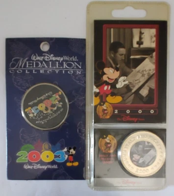 Walt Disney World 2003 Medallion Collection & The Disney Decades Coin 2000 Walt - Image 1 of 4