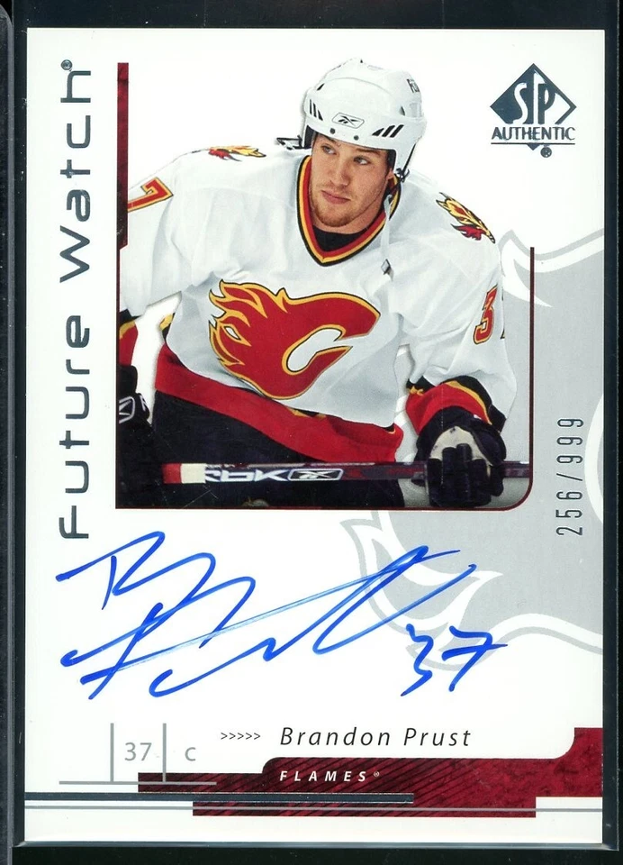 2006-07 SP Authentic Future Watch #170 Brandon Prust Autographs RC 256/999 - Image 1 of 2