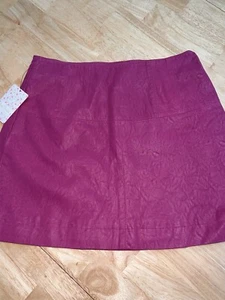 Size 8 Free People Days In The Sun Faux Suede Miniskirt In Sweetheart - Picture 1 of 4