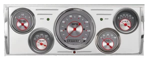40 41 42 43 44 45 46 Chevy Truck Billet Aluminum Gauge Panel Dash Insert Cluster - Bild 1 von 1