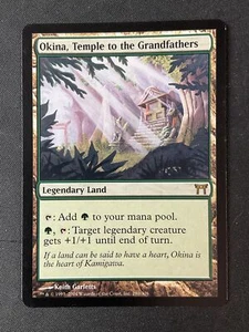 Magic The Gathering Champions of Kamigawa #280 Okina, Temple to the Grandfathers Land LP - Imagen 1 de 2