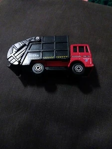 Maisto Tonka Disposal Truck Red COE Style Refuse/Garbage 1/64 Scale Diecast - Picture 1 of 8