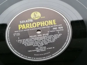 THE HOLLIES 1969 U.K. LP THE HOLLIES SING DYLAN PARLOPHONE PMC 7078 MONO - Picture 1 of 11