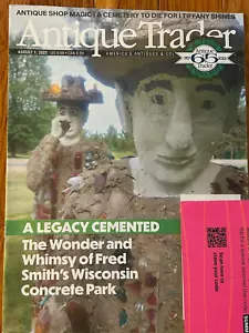 ANTIKES MAG. Vintage Fred Smith WI Concrete Park Volkskunst Hollywood Forever Friedhof - Bild 1 von 6