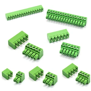 3.81mm 2/3/4/5/6/7/8/9/10/12/16Pin PCB Pluggable Terminal Block Screw Connector - Picture 1 of 30