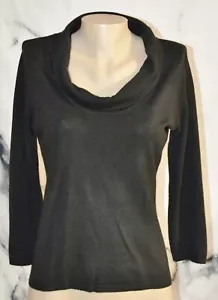 NEW YORK & COMPANY Maglione Leggero Collo Cowl Medio Maniche 3/4 - Foto 1 di 7