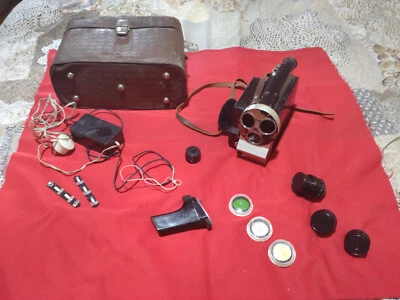 Kiev-16U(Е) Torreta 16mm Cámara Mir-11M 2/12.5 Vega-7-1 2/20 Tair-41M 2/50 + Estuche Foto 1 de 4