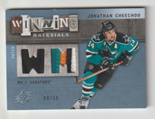 09/10 SPX JONATHAN CHEECHOO #WM-JC WINNING MATERIALS PATCH #04/50 NRMT