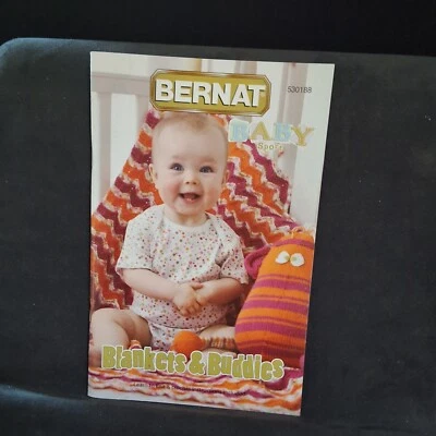 Bernat Pattern Book 530188 Baby Blankets & Buddies 2010 Crochet Patterns Sport - Image 1 of 2