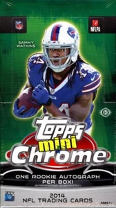2014 Topps Chrome Mini Football Hobby Box Blowout Karten - Bild 1 von 2