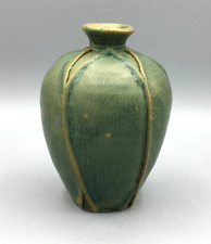 Vintage Art Nouveau Style Ceramic Bud Vase Possible Grueby or Eprham Pottery