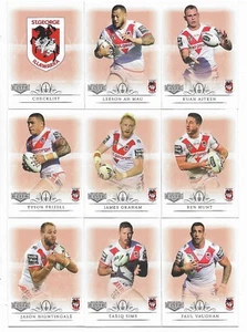 2018 NRL Elite St. George Illawara DRAGONS 9 Card Mini Team Set - Bild 1 von 1