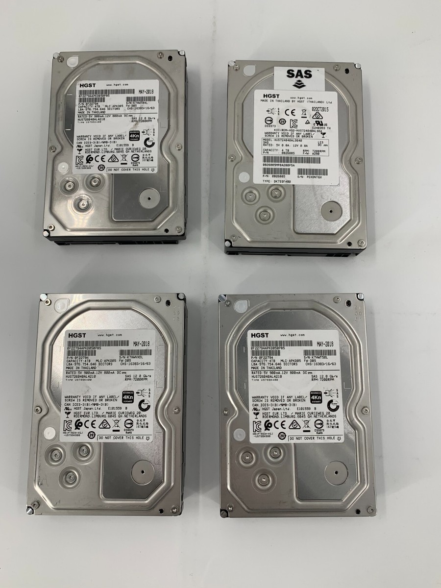内蔵型ハードディスクドライブ Hitachi/HGST HMS5C4040ALE640 3.5 HDD 4TB HDD 日立 HGST HUS724040ALA640 HUS724040ALA641 4TB 3.5インチ