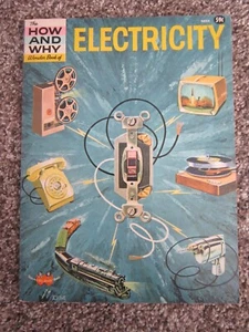 HOW AND WHY WONDER BOOK OF ELECTRICITY 5003 VINTAGE PAPERBACK ED PRINTED 1960 - Imagen 1 de 7