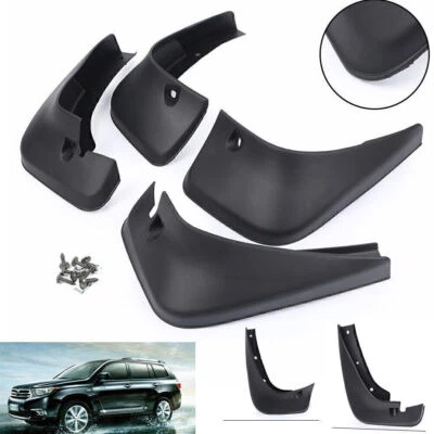 Splash Guards Mudguards Mud Flaps Fenders fit Toyota Highlander 2001-2007 NEW - Image 1 of 4