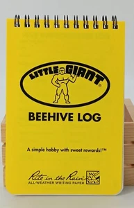 BRAND NEW Little Giant® Beehive Log Beekeeping Journal Beekeeper Apiary UNUSED - Picture 1 of 3