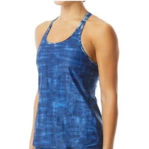 TYR WOMEN’S TAYLOR TANK-MAUI, BLUE, SIZE S (4/6) - Picture 1 of 11