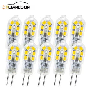 10pc 4000K G4 3W 2835 LED Bi-Pin Capsule Bulb Home Garden Camper Globe AC/DC 12V - Picture 1 of 7