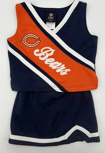 NFL Kids Chicago Bears Girls 2 Piece Cheerleading Outfit Toddlers Size 4T - Picture 1 of 4