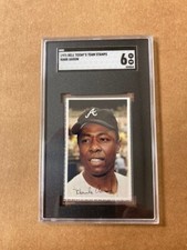 1971 DELL TODAY'S TEAM STAMPS HANK AARON SGC 6.5