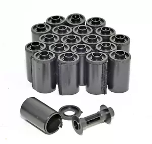 5 x Reloadable Empty Plastic Film Cassettes for 35mm No DX Code - For Bulk Film - Picture 1 of 5