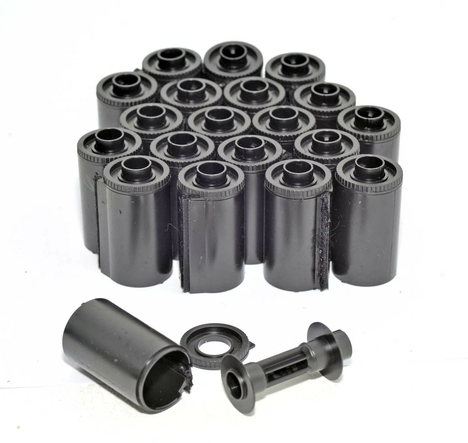 25 x casetes de película de plástico recargables y reutilizables de 35 mm Foto 1 de 1