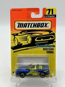 Matchbox Superfast 1997 75 Challenge ~ #71 Mustang Cobra ~1996 - Foto 1 di 2