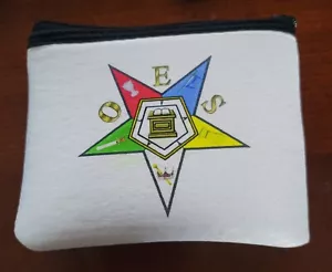 Order of Eastern Star Coin or Jewelry Bag OES Traditional Star - Picture 1 of 1