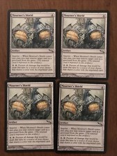 Mourner’s Shield X4 Mirrodin Moderate Play MTG