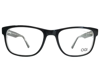 Monturas para gafas OGI EVOLUCION 3133/106 negro transparente cuadrado borde completo 54-19-145 Foto 1 de 4