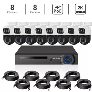 KERUI 8CH NVR Wireless 6MP Security Camera System Two Way Audio Outdoor H.265+ - Bild 1 von 17
