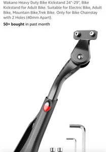 Wakano Heavy Duty Bike Kickstand 24"-29", Bike Kickstand for Adult Bike. Suitabl - Picture 1 of 3