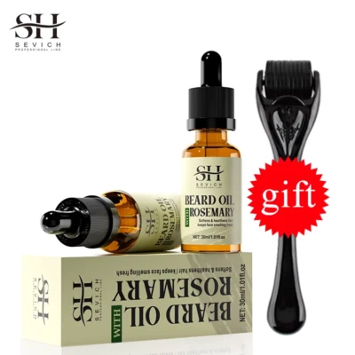 Huile De Romarin Pour La Croissance De La Barbe Pour Homme, Produit De Repouss - Photo 1/4