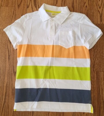 Nuevo con etiquetas Polo Crazy 8f 2 Azul Marino, Verde y Blanco, Grande (10-12)  Foto 1 de 3