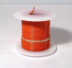 Cable de conexión 18 AWG UL1007 UL1569 100 pies carretes NARANJA ~ 10 colores disponibles! - Imagen 1 de 1