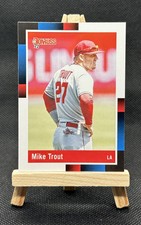 MIKE TROUT | 2022 Panini Donruss Baseball 1988 Retro #265 Los Angeles Angels