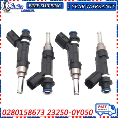 New 4PCS 0280158673 For Jaguar XJ8 XK8 S-Type Land Rover LR3  Fuel Injections - Image 1 of 4