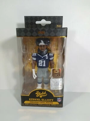 Figura Vinilo Premium EZEKIEL ELLIOTT Funko Oro 5" Versión Persecución DALLAS COWBOY Foto 1 de 2
