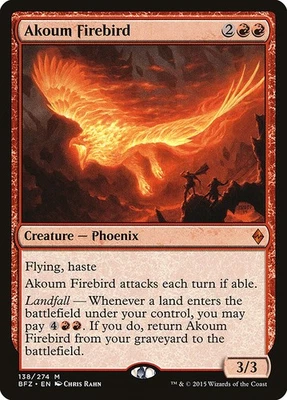 Akoum Firebird - Battle for Zendikar | MTG Card - Image 1 of 4